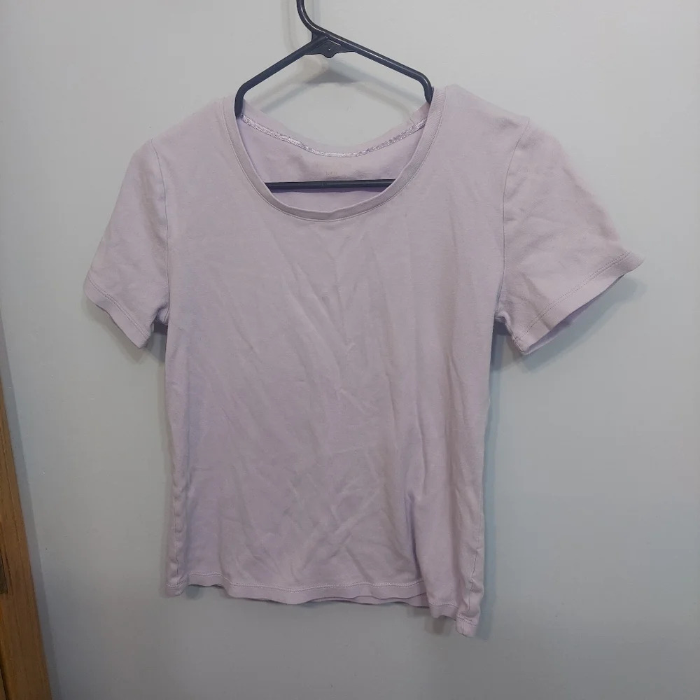 White Stag women's T shirt short sleeve size  Med purple